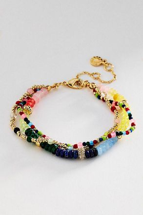 BaubleBar Rowan Semi-Precious Layered Bracelet