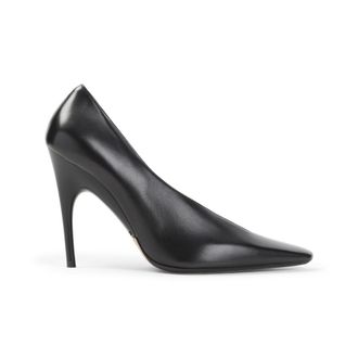 Balenciaga Black Solid Pumps