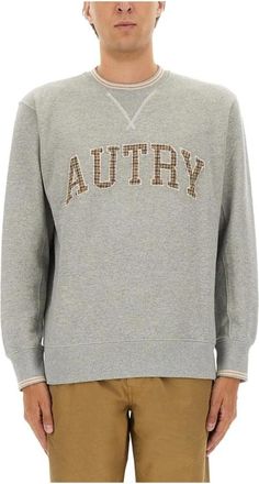 Autry Logo Sweatshirt - Heren - Sweatshirts - Grijs - S - Hoodies & sweatvesten