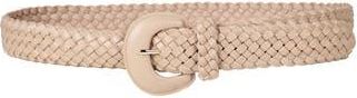 Linea Pelle Braided Belt in Light Tan at Nordstrom Rack, Size X-Large