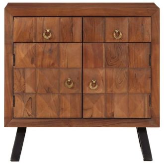 Berkfield Home Comfortable Drawer Cabinet Honey Brown 70x35x70 cm Solid Wood Acacia | Size: 70 x 35 x 70 cm