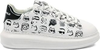 Karl Lagerfeld Icon NFT Capri Graffiti sneakers - Wit