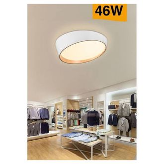 Trade Shop Trade Shop Traesio - Trade Shop - Plafoniera A Led 46w Moderno Rotonda Irregolare Luce Fredda Calda Naturale C50-b