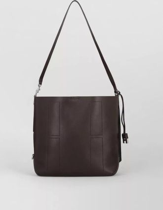 Hogan h-hobo medium leather shoulder bag