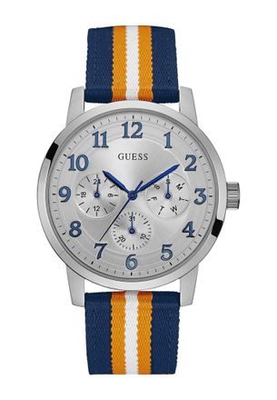 Guess W0975G2 Mens Brooklyn Watch - Silver - One Size