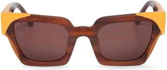 Mr.Boho Frelard ZG27-08 Mens Sunglasses Brown Size 49