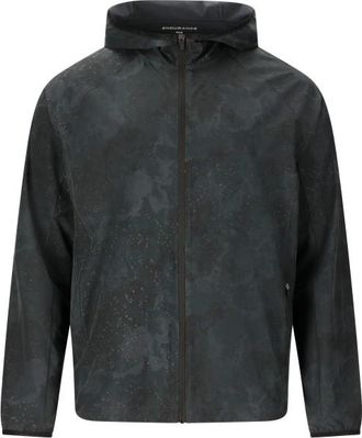 ENDURANCE Braylen AOP Jacket Laufjacke für Herren | schwarz/grau