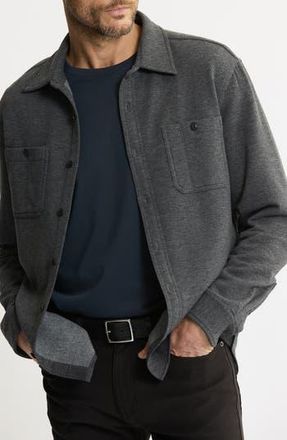 J.A.C.H.S. Knit Shirt Jacket in Grey at Nordstrom Rack, Size Medium