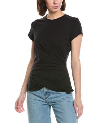 3.1 Phillip Lim Draped Short Sleeve T-Shirt