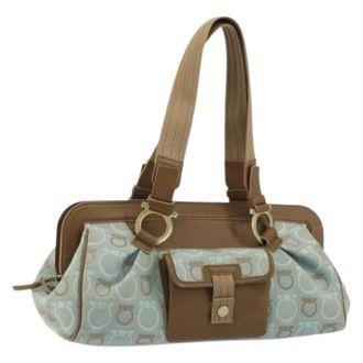 Ferragamo Pre-owned Handbags, female, Multicolor, Size: ONE SIZE Pre-owned Tote Bag