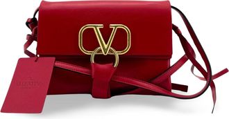 Valentino Garavani V-Sling Small Shoulder Bag Red
