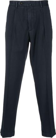 Dell'Oglio tapered-leg tailored trousers - men - Wool - 50 - Blue