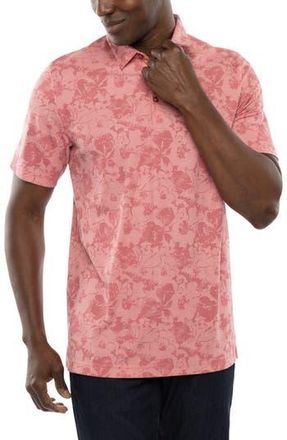 Travis Mathew Cactus Fruit Print Polo in Dusty Rose at Nordstrom Rack, Size Xxx-Large