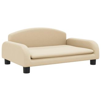 vidaXL Divano Per Bambini Crema 70x45x30 Cm In Tessuto - Vidaxl