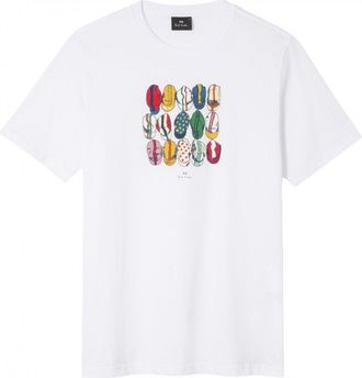 Paul Smith PS CASQUETTES REGULAR FIT T SHIRT Size: 3XL, colour: WHITE