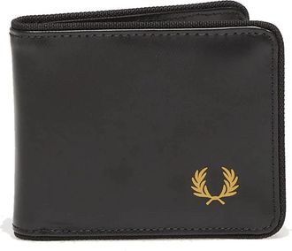 Fred Perry Polyester Portemonnee - unisex - Portefeuilles - Zwart - ONE Size - Polyester - Accessoires