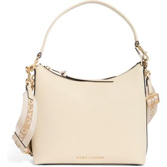 Marc Jacobs Drifter Pebbled Leather Large Hobo Bag in Marshmallow at Nordstrom Rack