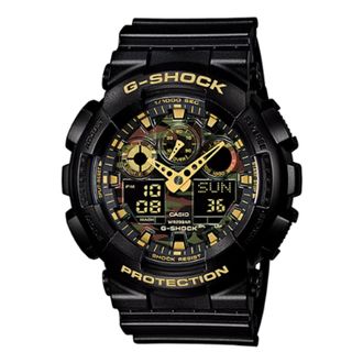 Casio G-Shock Analog-Digital Black Gold GA-100CF-1A9