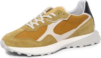 D.A.T.E. Gele Vetta Delave Schoen - Heren - Sneakers - Geel - 44 EU - Schoenen