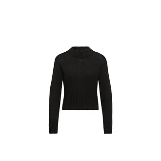 Moncler Moncler Alpaca Blend Turtleneck Sweater, Women, Black, Size: Xs