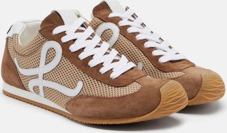 Loewe Ballet Runner 2.0 suede and mesh sneakers