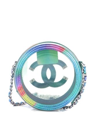 Chanel Filigree Round Clutch with Chain PVC with Lambskin Mini crossbody bag - Veelkleurig