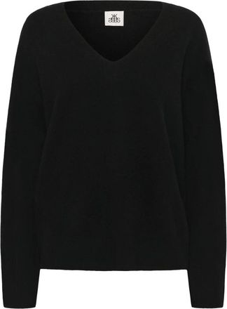 Karen by Simonsen V-hals Truien - Dames - V-hals truien - Zwart - S - Denim - Truien & Vesten