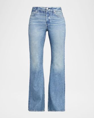 Rag & Bone Miramar Dahlia Ponte Flare Jeans
