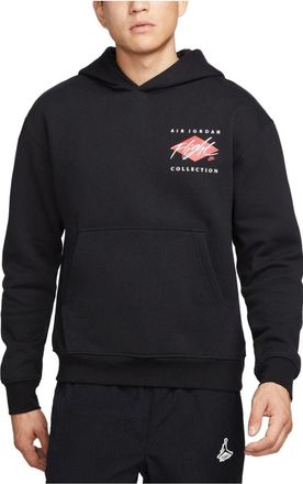 Nike Jordan Air Jordan Flight Logo Hoodie Black Red DH9020-010