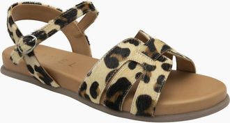 Ravel Womens Keld Womens Sandals - Leopard Print Leathe - Size: 3