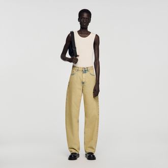 Sandro Faded baggy jeans