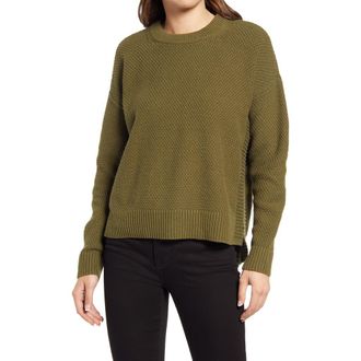 Madewell Pickford Pullover Sweater in Desert Olive at Nordstrom Rack, Size X-Small