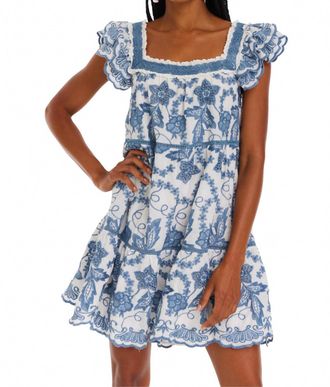 Allison New York Faye Mini Dress In Coronet Blue