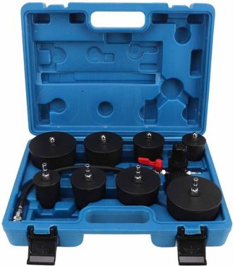 OEM Juego De 9 Piezas Para Probar Fugas En El Sistema Turbo, Kit De Prueba De Fugas De Presi&oacute;n De Turbo Con Man&oacute;metro, Kit De Prueba De Fugas De Presi&oacute;n D