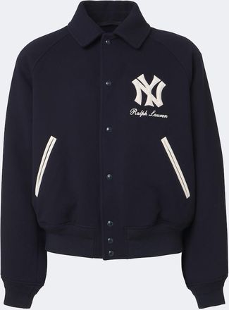 Ralph Lauren Purple Label x MLB shearling-lined twill blouson jacket