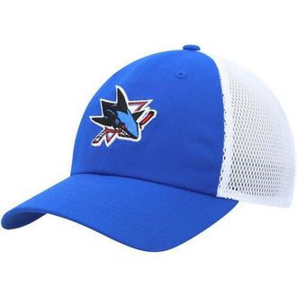 adidas Mens adidas Blue San Jose Sharks Color Pop Trucker Adjustable Hat at Nordstrom