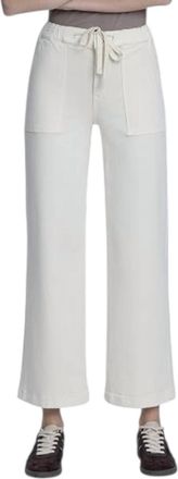 Flying Monkey High Rise Baggy Wide Leg Jeans In Ecru
