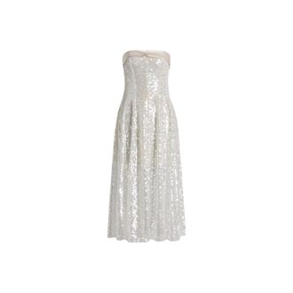 Alberta Ferretti Party Dresses - female - Alberta Ferretti - Party Dresses - White - M - Dresses