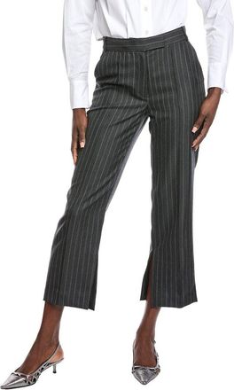 SIMKHAI Vera Straight Leg Crop Wool-Blend Pant
