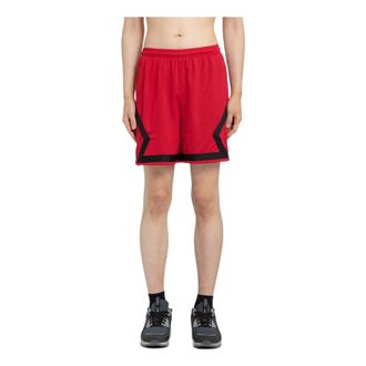 Nike Jordan Mens Air Jordan NBA Chicago Bulls Color Mesh Breathable Basketball Sports Shorts Red DO5032-687