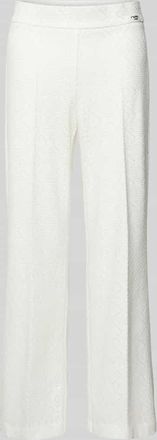 Cambio Cambio Straight Leg Hose mit verkürztem Schnitt Modell FAITH in Offwhite, Größe 32