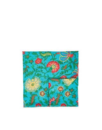 La DoubleJ Large Tablecloth (180X350) Dragon Flower Turche Turquoise at Nordstrom