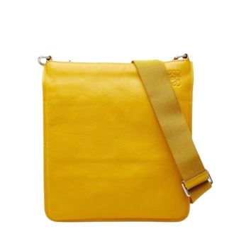 Loewe Pre-owned Cross Body Bags, female, Yellow, Size: ONE SIZE Pre-owned Shoulder bag