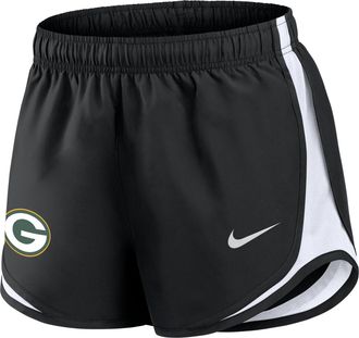 Nike Green Bay Packers Tempo Nike Womens Dri-FIT NFL Shorts in Black | 04PK093N7T-T2G