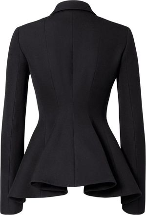 Fendi grain-de-poudre wool jacket - Black