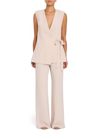 Amanda Uprichard Halcyon Vest In Bone