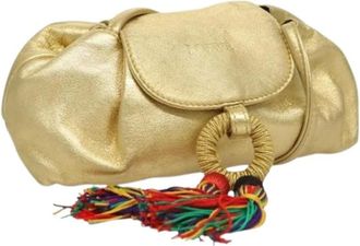 Loewe Pre-owned Clutches, female, Yellow, Size: ONE SIZE Pre-owned Clutch