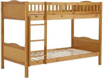 Habitat et Jardin Litera De Madera gabriel - 90 X 190 Cm - Marr&oacute;n