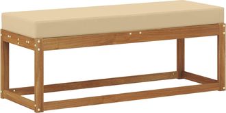 vidaXL Banco De Taburete Exterior Madera De Acacia S&oacute;lida Vidaxl