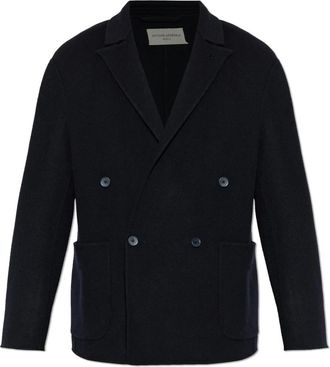 Officine G&eacute;n&eacute;rale Maxwell Wool Jacket - Heren - Mantel - Blauw - 2XL - Wol - Jassen